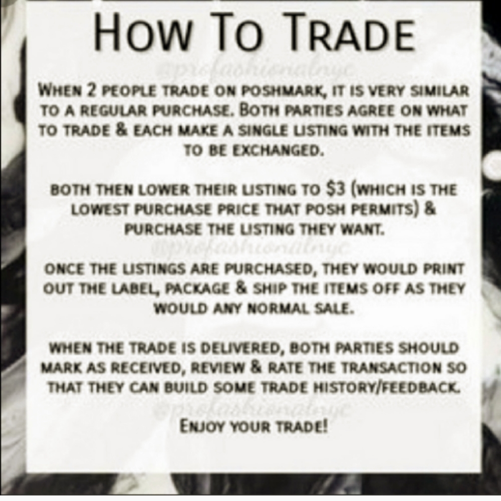 Willing to trade with honest sellers
